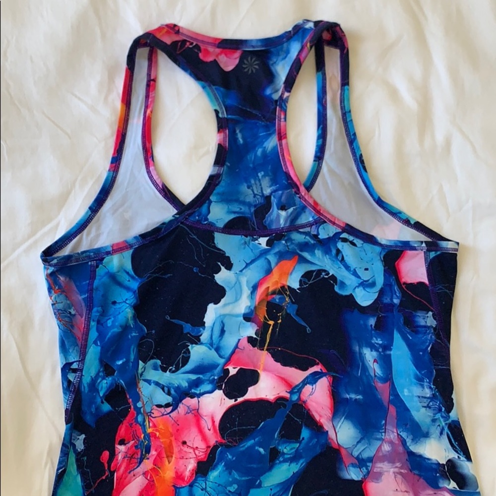 Athleta Multicolor Racerback Tank - Picture 3 of 6